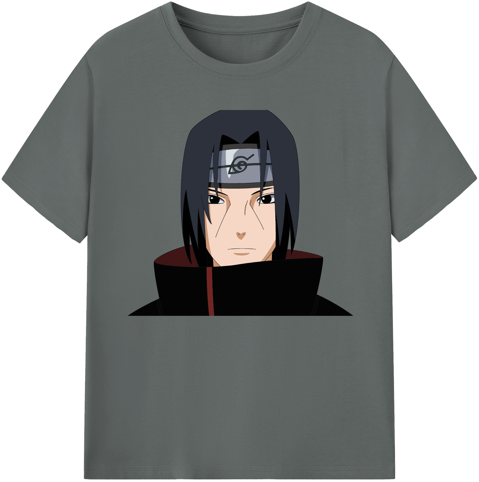 （画像用） NARUTO -ナルト- うちは イタチ Uchiha Itachi 綿100％ メンズ半袖Tシャツ｜肌触りやわらか＆通気性